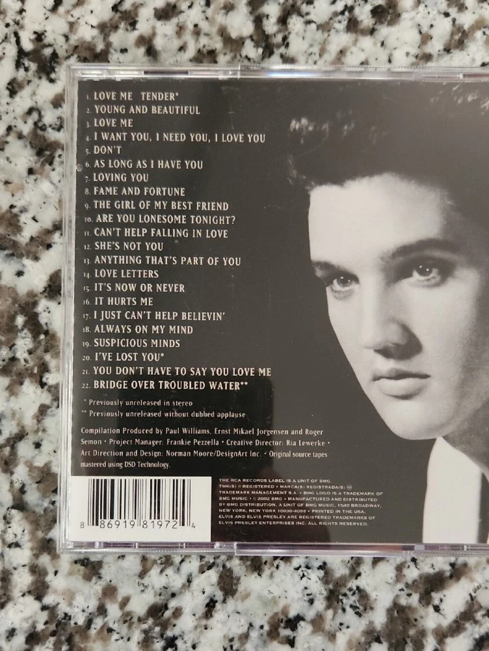 Elvis Presley Heart & Soul CD 2003 Release 22 Track Compilation